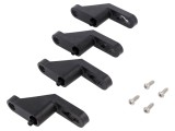 Set M&acirc;nere Perete Negru 95mm