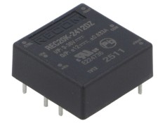 Convertor DC/DC 20W RECOM REC20K-2412DZ 9-36V Intrare, 12V/-12V Ieșire