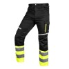 Pantaloni de lucru, reflectorizanti, negru si galben, model Hi-Vis, marimea M/50, NEO