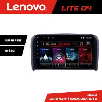 Navigatie Volvo S80 2004-2006 Lenovo Kit-S80 4+64 GB Android Waze USB Navigatie Internet Youtube Radio CarStore Technology foto