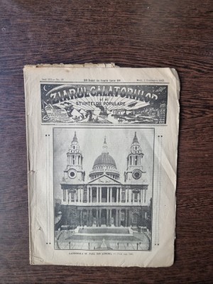 Ziarul Călătorilor și al Științelor Populare - nr 47/1913 - foto