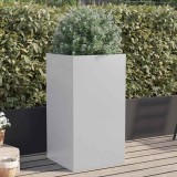 VidaXL Jardinieră, argintiu, 42x38x75 cm, oțel galvanizat 841582