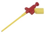 Clips de măsurare cu c&acirc;rlig Hirschmann T&amp;M KLEPS 250 4A 60V roșu 4mm