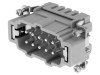 Conector HDC HARTING 10 pini 10+PE, 16A, 500V, Carcasa 10B, Sectiune Cablu 0.14-2.5mm&sup2;, Han ES