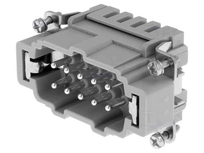 Conector HDC 10 pini 10+PE, 16A