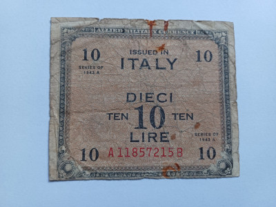 Italia - 10 Lire 1943 foto