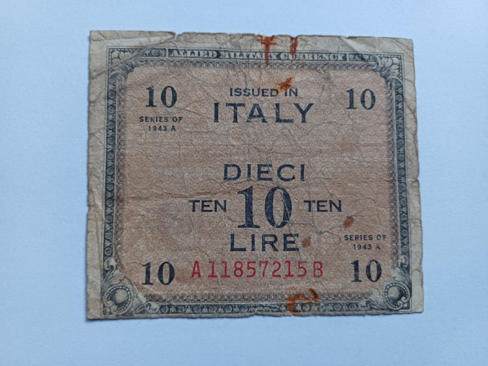 Italia - 10 Lire 1943