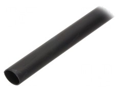 Manşon termocontractabil cu adeziv 50mm 1m negru