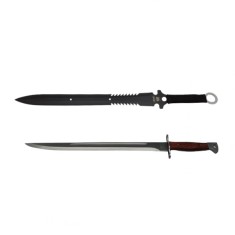 Set maceta si sabie de vanatoare, IdeallStore?, otel inoxidabil, 61 cm foto