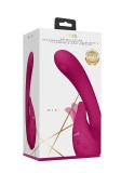 Cumpara ieftin Vibrator VIVE &raquo;Miky Pulse-Wave &amp; Flickering Silicone&laquo; 12 cm - Roz