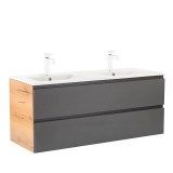 Cumpara ieftin Vario Pull 120 dulap de bază cu chiuvetă stejar-antracite