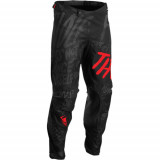 Pantaloni cross/atv Thor Pulse Counting Sheep, negru/rosu, marime 34