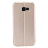 Husa protectie tip portofel pentru Samsung Galaxy J3 (2017), Gold, Fine Touch, MyStyle