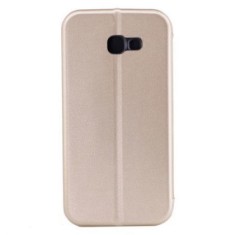 Husa protectie tip portofel pentru Samsung Galaxy J3 (2017), Gold, Fine Touch