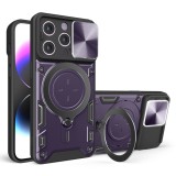 Cumpara ieftin Husa iPhone 13 Pro Antisoc cu Protectie Camera Mov TCGP, Techsuit
