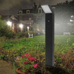 Lampa LED de gradina, 12W, senzor miscare, detector PIR, lumina neutra, 550lm, IP54