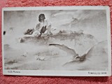 Carte postala, Varful cu Dor/G.D. Mirea, perioada interbelica