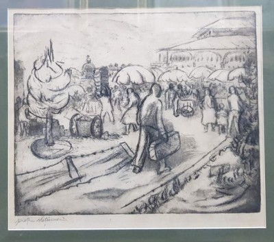 IOSIF ROSENBLUT(1894-1975) - Piata Natiunei din Bucuresti foto