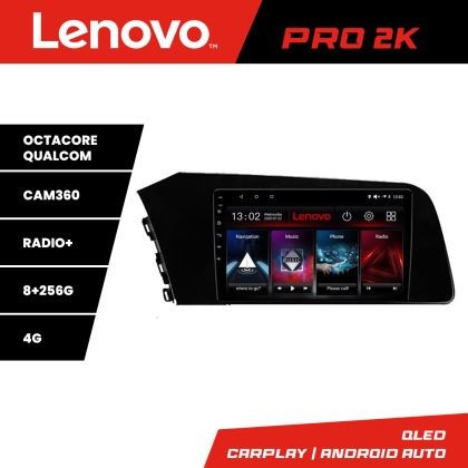 Navigatie Hyundai Elantra 2021- Lenovo Kit-elantra2021 8 core QLED 2K 8+256 360 Android Waze USB Navigatie Internet Youtube Radio CarStore Technology