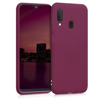 Husa pentru Samsung Galaxy A20e, Silicon, Violet, 48738.187 foto