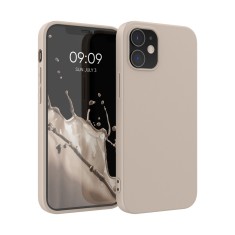 Husa pentru Apple iPhone 12 / iPhone 12 Pro, Silicon, Crem, 53938.96, kwmobile