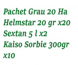 Pachet Grau 20 Ha (Helmstar 20 gr x20 + Sextan 5 l x2 + Kaiso Sorbie 300 gr x10), U.E.