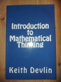 Introduction to mathematical thinking- Keith Devlin