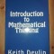 Introduction to mathematical thinking- Keith Devlin