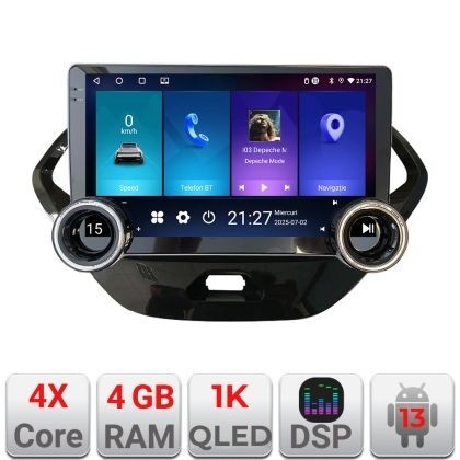 Navigatie Ford KA 2015-2020 Edotec 4+64 10.5 inch Incell 1K android Wifi 5Ghz gps internet KIT-kamiq CarStore Technology