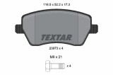 TEXTAR 2397301 Q+ set placute frana,frana disc