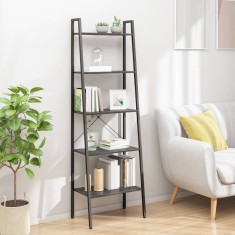 Gossi raft de sine statator cu 5 niveluri, negru, 56x35x174 cm