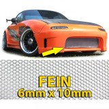 Grilaj de curse din plasa de aluminiu, grilaj tip fagure, grilaj de curse 135x30cm argintiu fin Performance AutoTuning