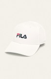 Fila Căciulă culoarea alb, cu imprimeu