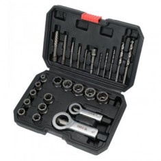 Set 26 chei Yato YT-06037, pentru extras suruburi si piulite rupte