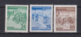 DDR 1950 SPORT MI. 355-357 MH, Nestampilat