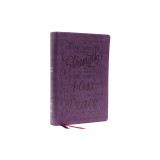 Nkjv, Giant Print Center-Column Reference Bible, Verse Art Cover Collection, Leathersoft, Purple, Thumb Indexed, Red Letter, Comfort Print: Holy Bible