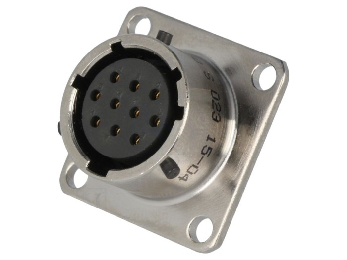 Conector circular 10 pini, 7,5A