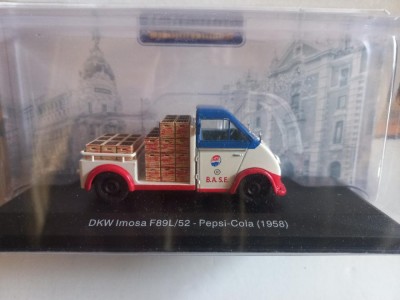 Macheta DKW Imosa F89-52 Pepsi Cola - 1958 - SALVAT - SPANIA 1:43 foto