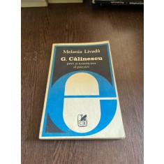 Melania Livada - G. Calinescu, poet si teoritician al poeziei
