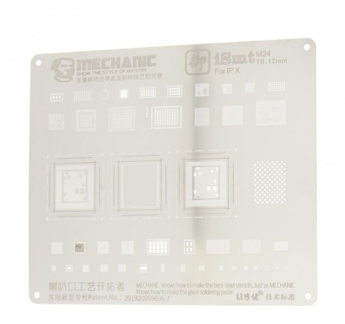 BGA Reballing Mechanic, iSmt Series Steel Stencil, iPhone X