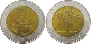 Yemen 2004 - 20 rials, bimetal, UNC foto