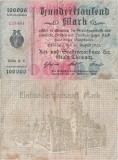 1923 (10 August), 100.000 Mark (Keller 740d.1) - Chemnitz (Saxonia, Germania)