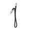 Cablu Dudao 20W USB-C și Lightning PD de 0,23 m (negru)