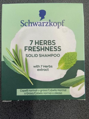 Sampon solid,7 HERBS FRESHNESS,SCHWARZKOPF foto