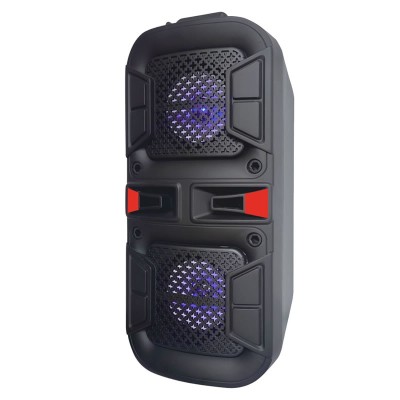 Boxa A48, 50 W, Lumini LED RGB, Bluetooth, SD, USB, Radio, Microfon si telecomanda foto