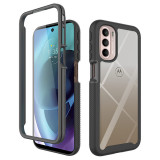 Husa pentru Motorola Moto G51 5G + Folie - Techsuit Defense360 Pro - Black