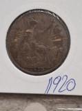 1 penny 1920, Europa