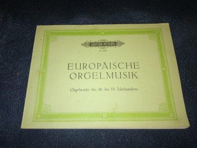 EUROPAISCHE ORGELMUSIK foto