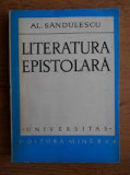 Literatura epistolara - Al. Sandulescu
