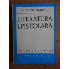 Literatura epistolara - Al. Sandulescu